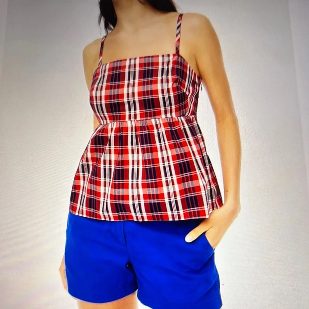 NWT J. Crew Tie-Back Strappy Top, 2